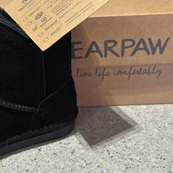 BEARPAW Rosaline Toddler Suede, sheepskin & Wool blend lined booties - 9 - Picture 15 of 15